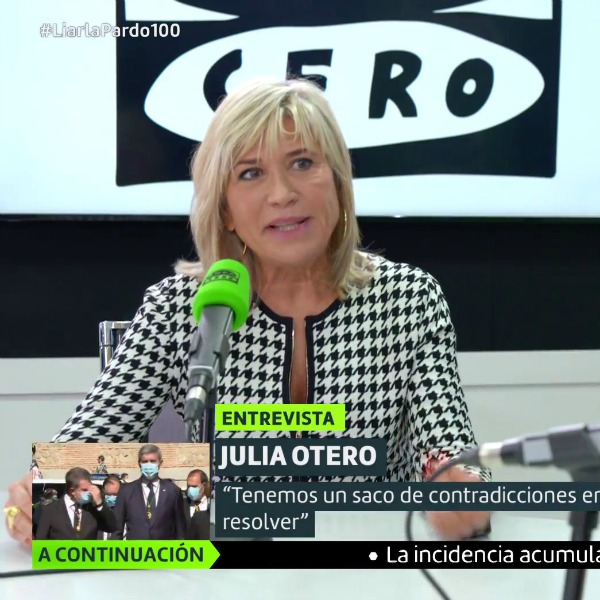 Julia Otero, tajante con los periodistas que “mienten todos los días”