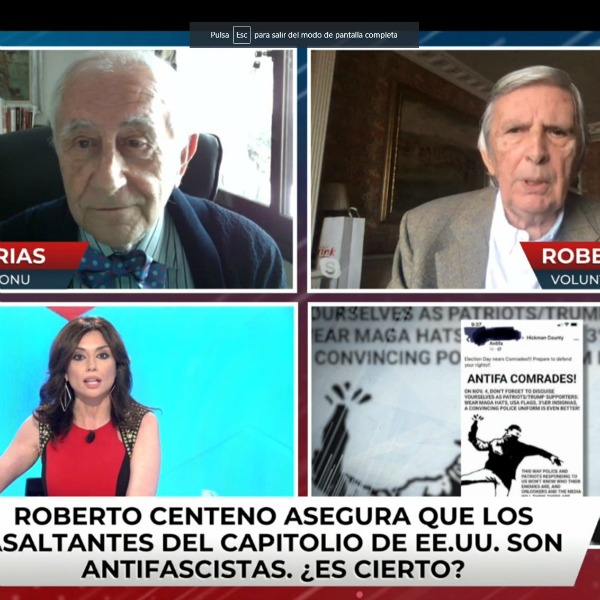 El presunto experto que acusa del asalto al Capitolio a “americanos de Podemos”