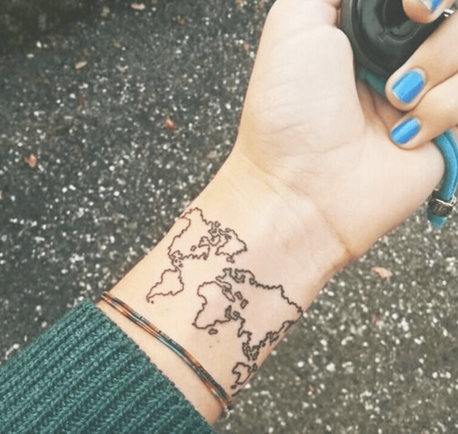 tatuaje-mapa-del-mundo